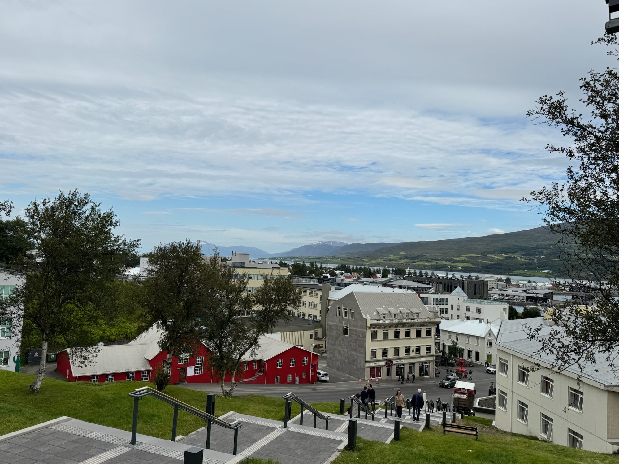 Inside the stunning Akureyrarkirkja church
