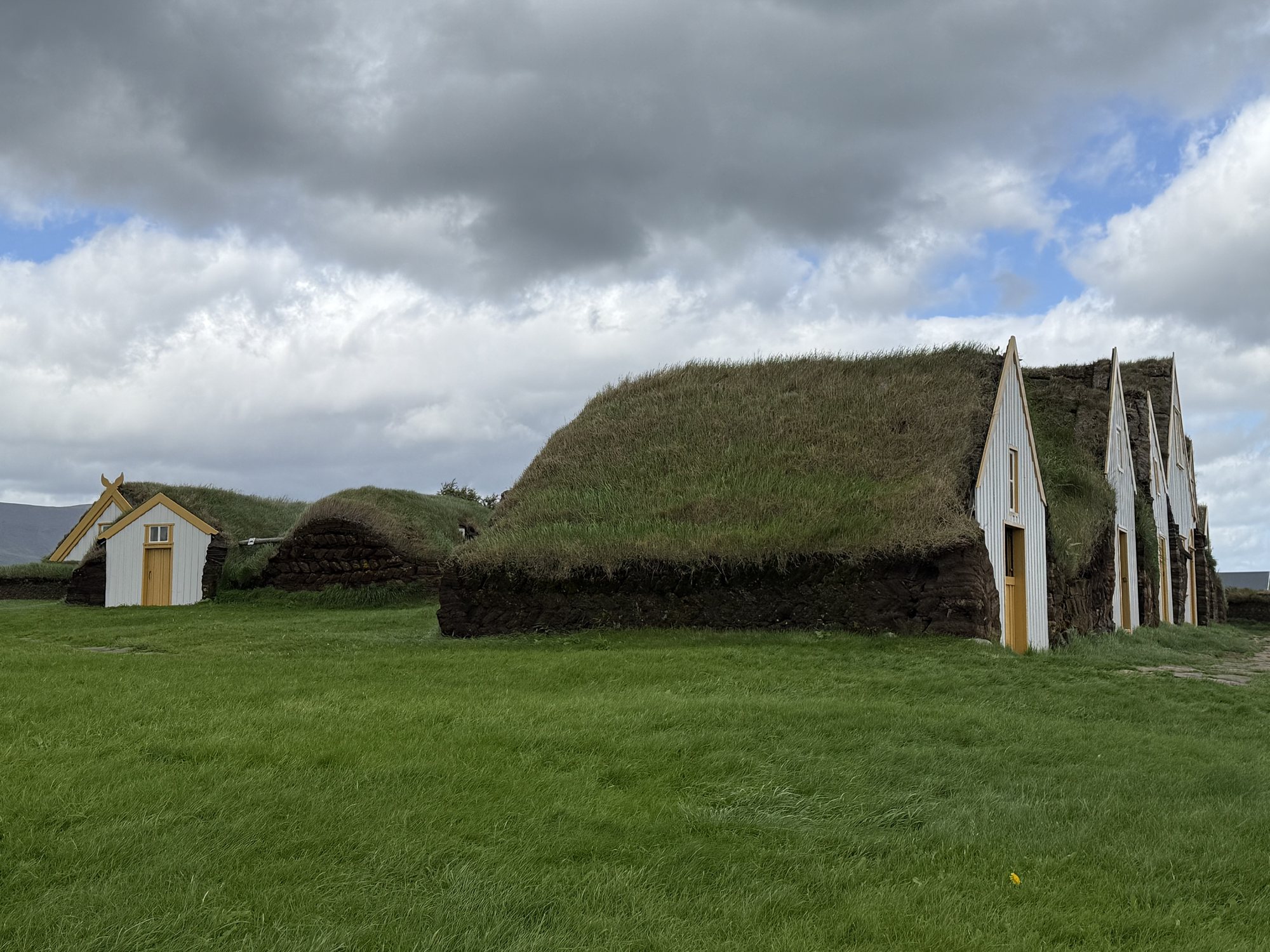 Glaumbær, a historic turf farm from the 1700s