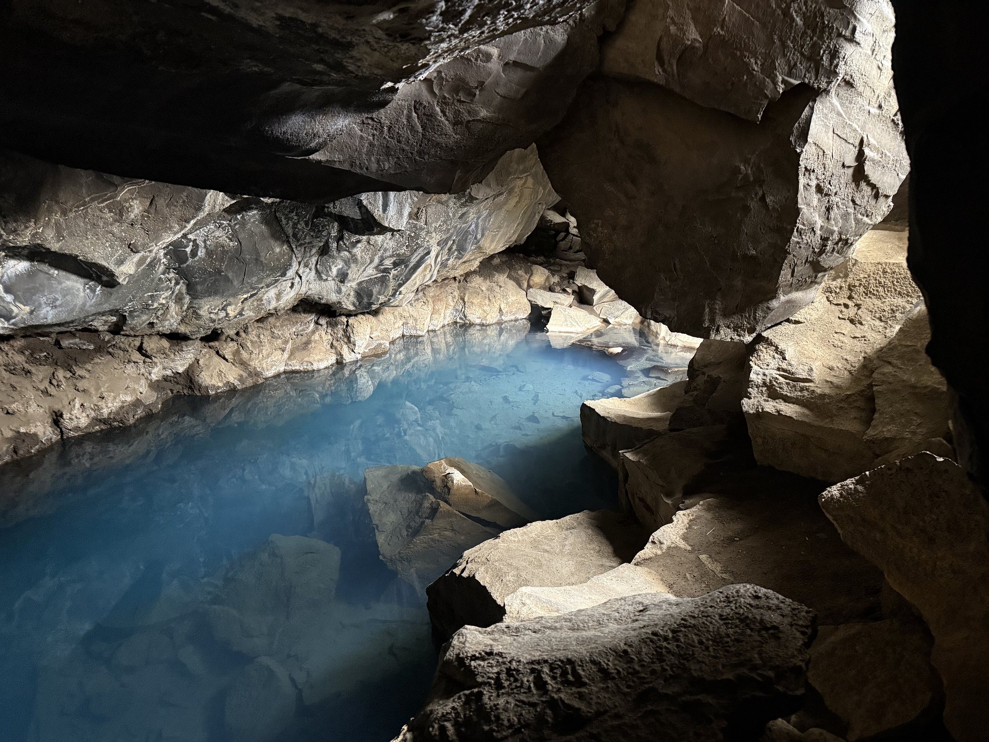 Grjótagjá, an ancient lava cave featured in Game of Thrones