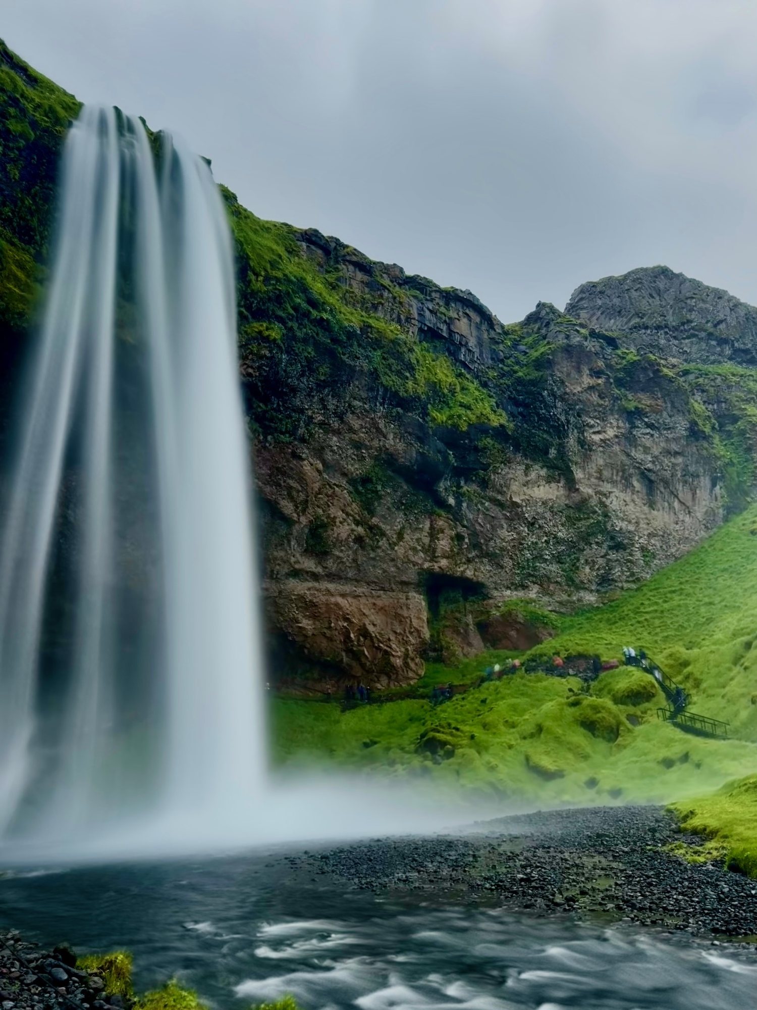 Seljalandsfoss waterfall, walkable all the way around