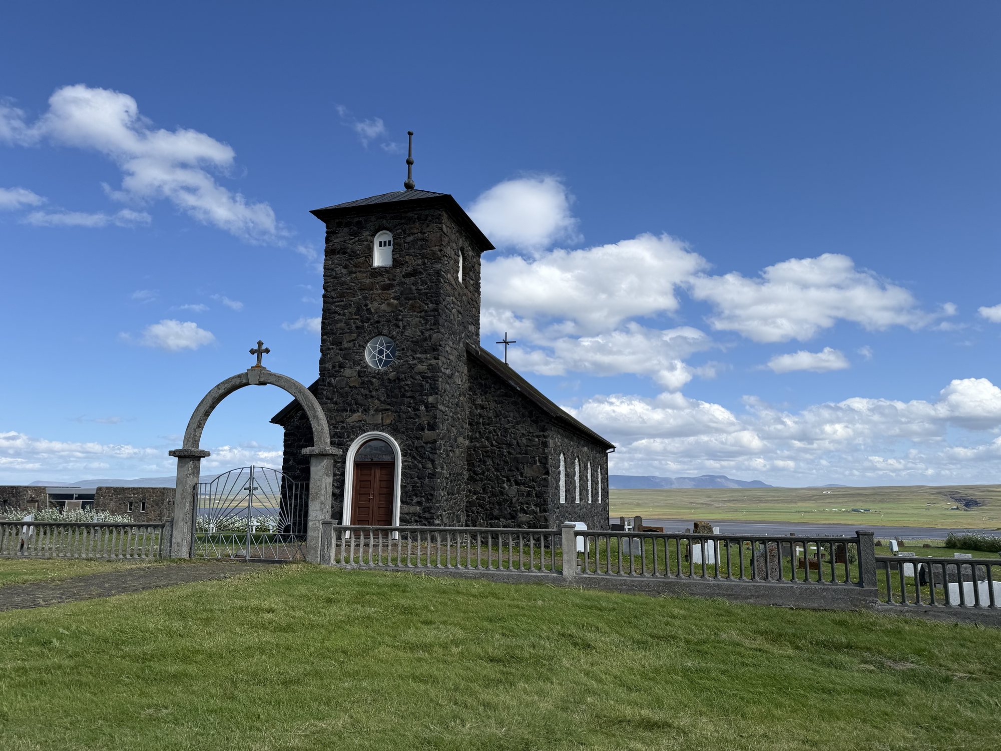 Þingeyrar church in northwest Iceland