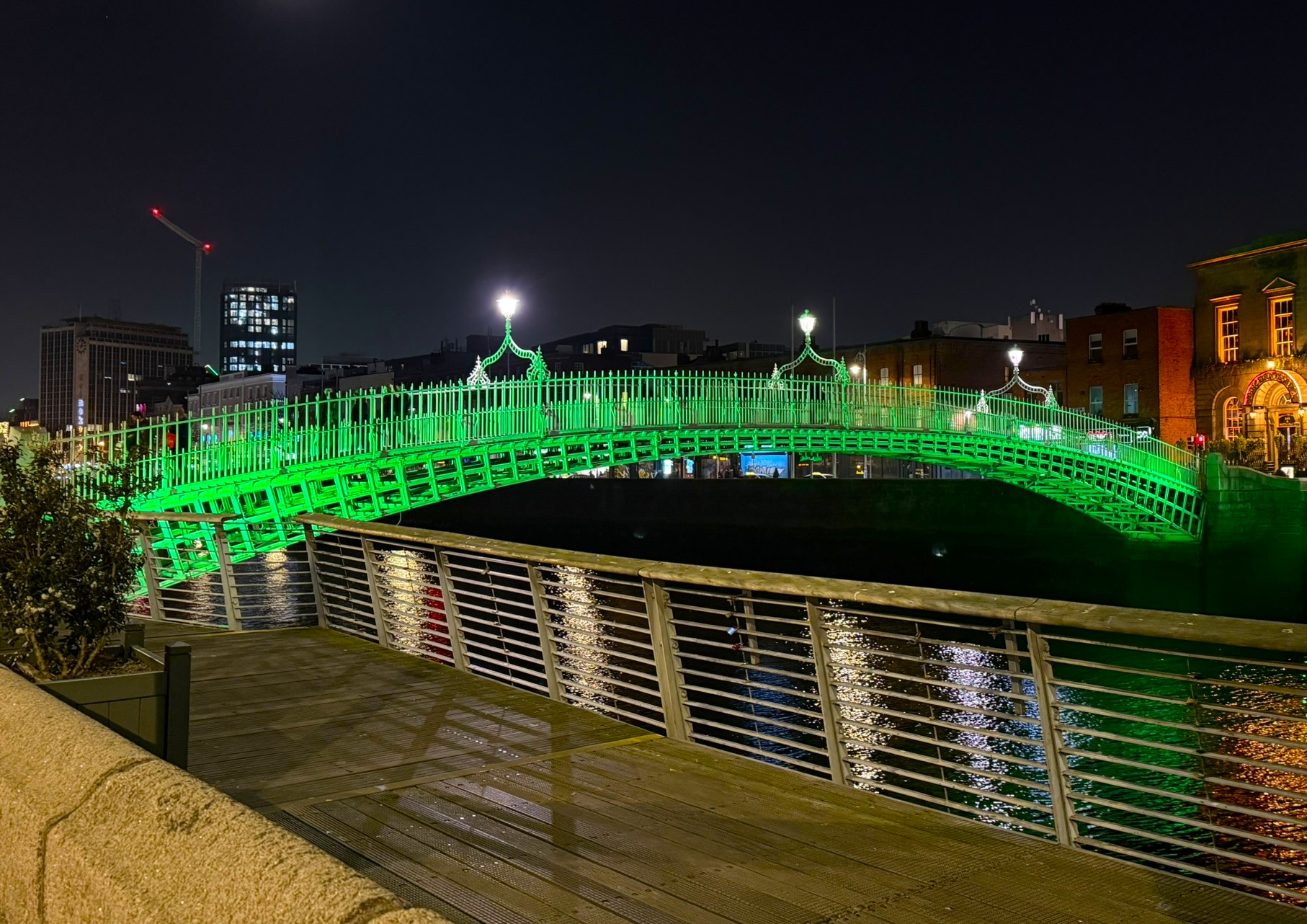 Ha'Penny Bridge over the Liffey, Dublin