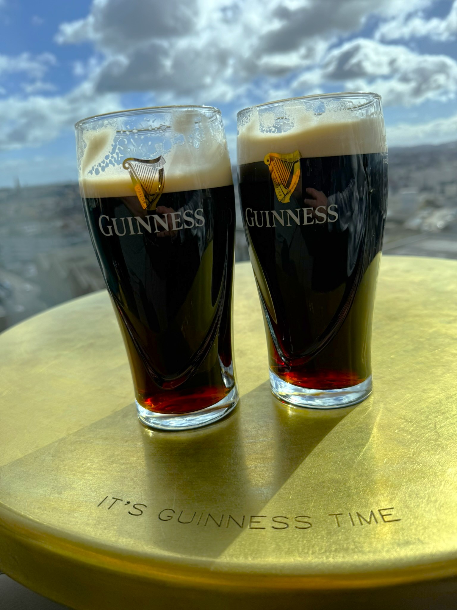 The Guinness Gravity Bar — 360-degree views over Dublin