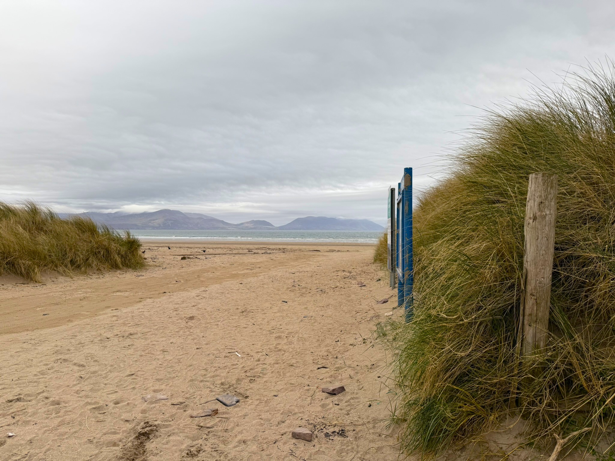Inch Beach on the Dingle Peninsula — vast white sand and Atlantic waves