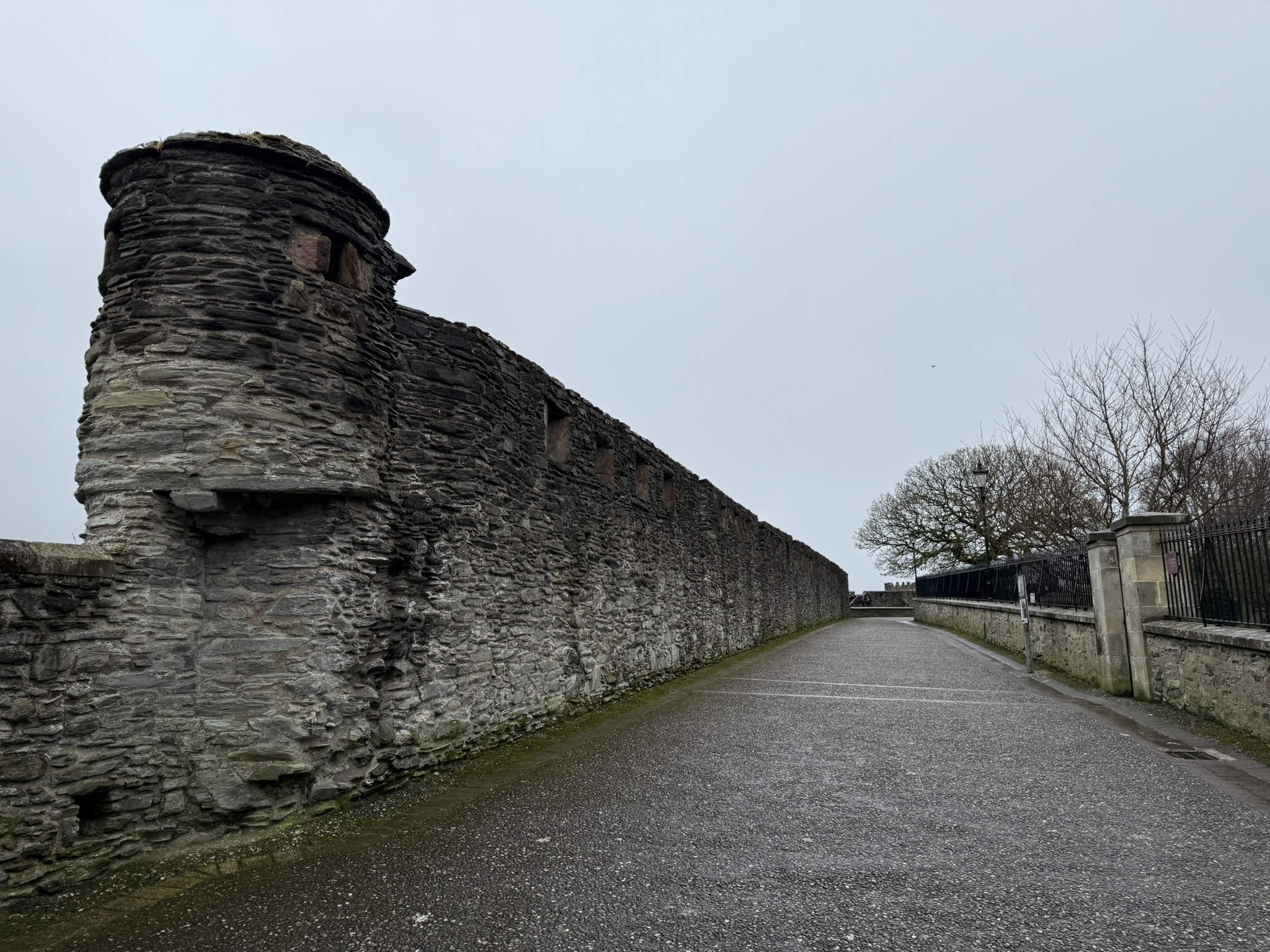 Walking the Walls of Derry with panoramic views over the city
