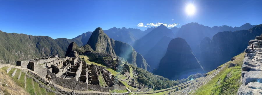 Machu Picchu at sunrise, Peru